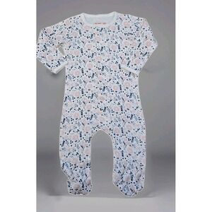 Magnetic Me FLoral Vintage Style Footie (6-9months 16-19lbs) Organic‎ Cotton